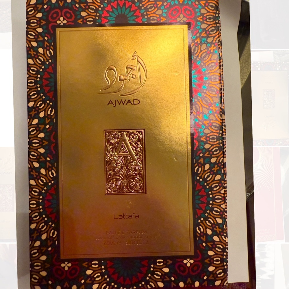 Lattafa Ajwad Perfume Box